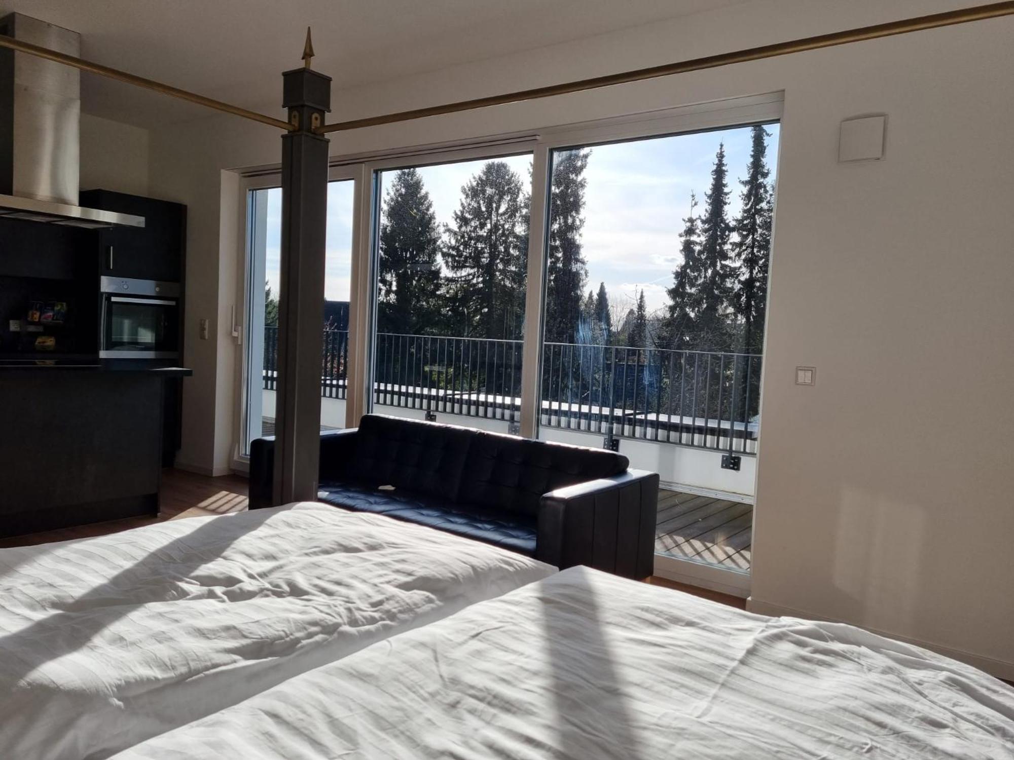 Stylische Penthouse Wohnung Hamburk Exteriér fotografie