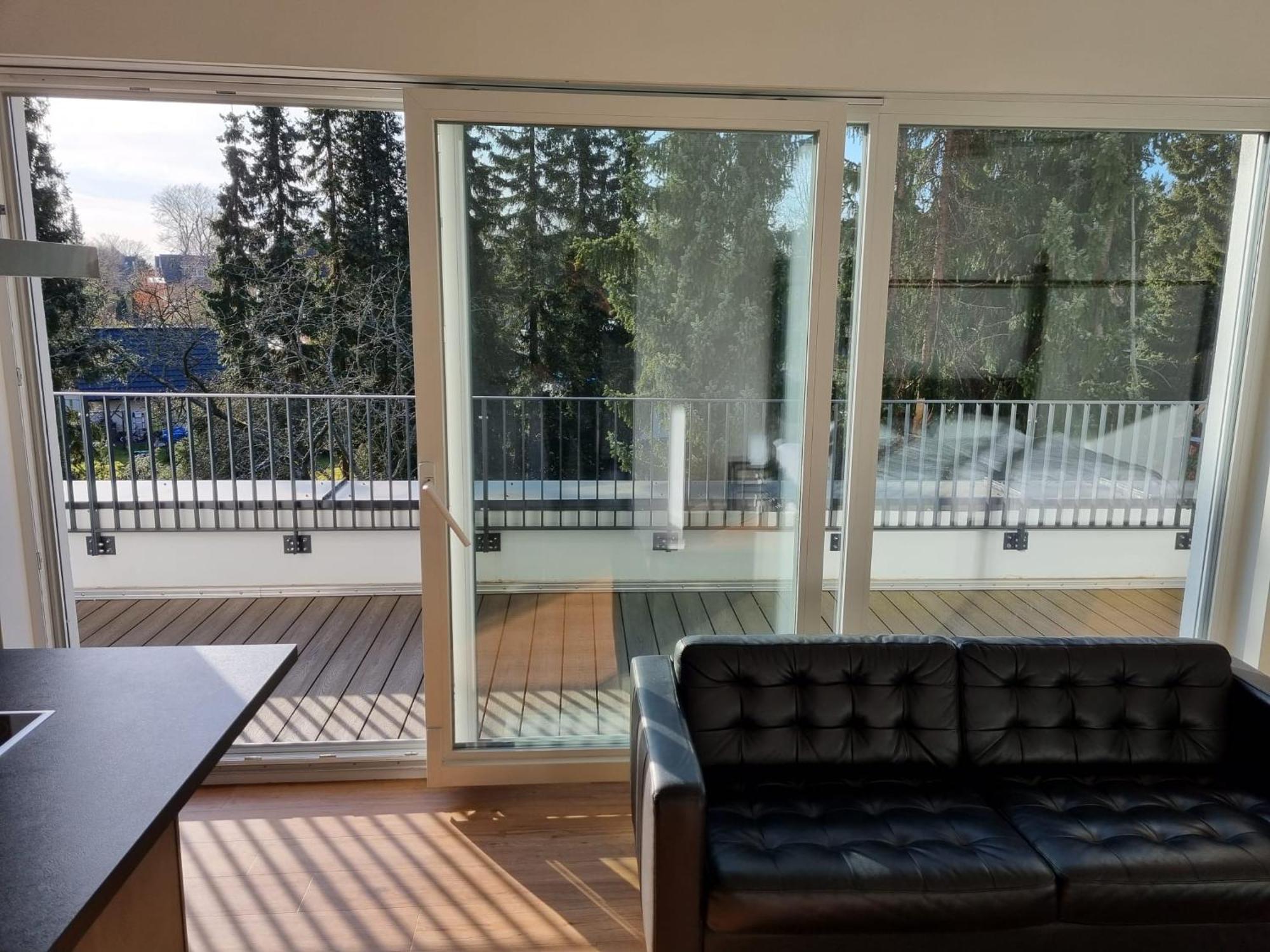 Stylische Penthouse Wohnung Hamburk Exteriér fotografie