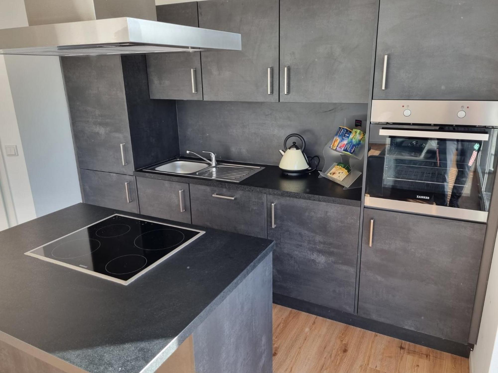 Stylische Penthouse Wohnung Hamburk Exteriér fotografie