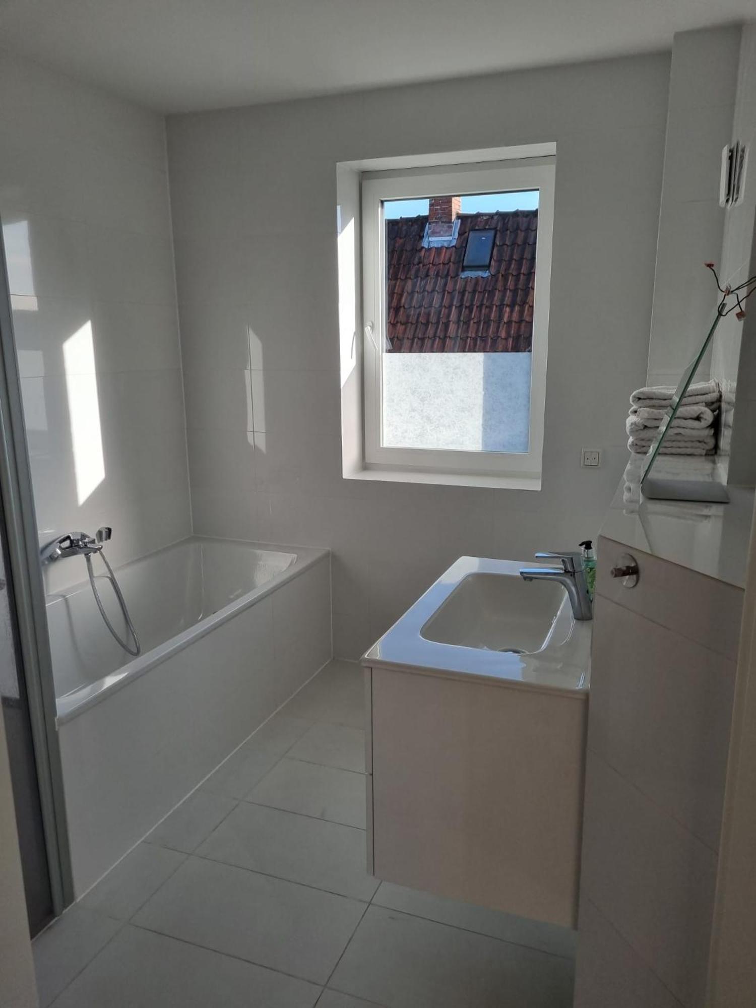 Stylische Penthouse Wohnung Hamburk Exteriér fotografie